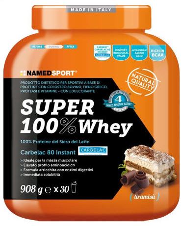 NAMED SPORT SUPER100% WHEY TIRAMISU'908 G