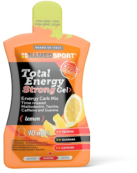 Named Sport Total Energy Strong Gel - Gel Energetico - Gusto Limone 40 ml