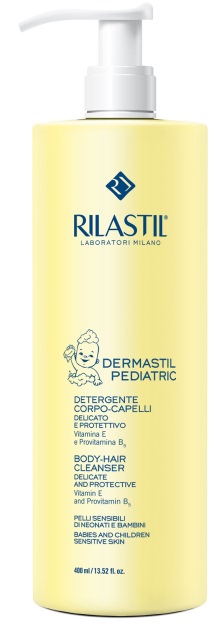 Rilastil Dermastil Pediatric - Detergente Pediatrico Corpo e Capelli - 400 ml