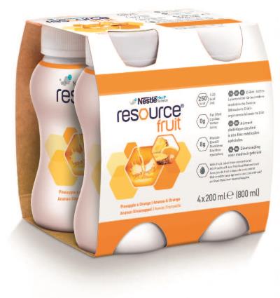 RESOURCE FRUIT 4 X 200 ML