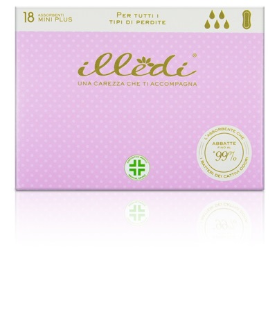 ILLEDI ASSORBENTI MINI PLUS 280 MM 18 PEZZI