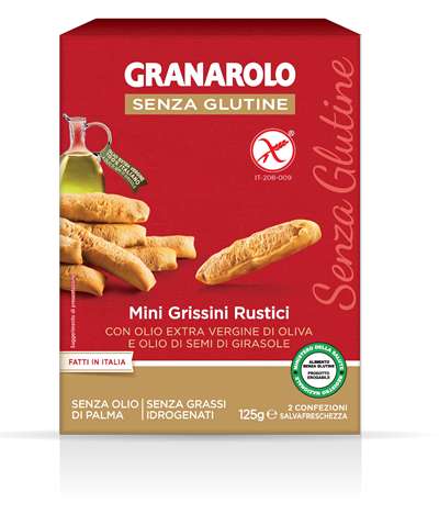 GRANAROLO MINI GRISSINO RUSTICO SENZA GLUTINE 125 G