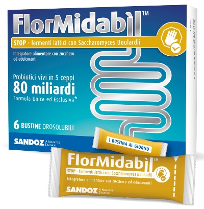 FLORMIDABIL STOP 6 BUSTINE OROSOLUBILI 1,5 G