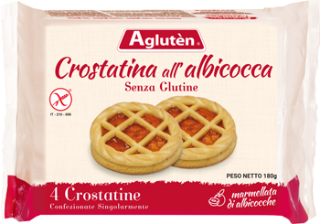 AGLUTEN CROSTATINA ALL'ALBICOCCA 180 G