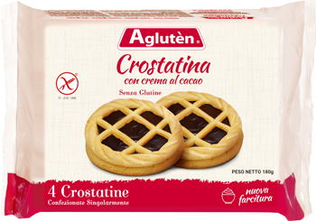 AGLUTEN CROSTATINA CON CREMA DI CACAO 180 G