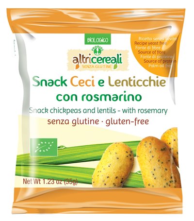 ALTRICEREALI SNACK CECI E LENTICCHIE CON ROSMARINO 35 G