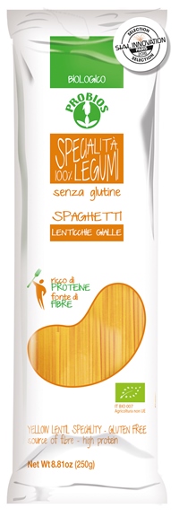 SPECIALITA' 100% LEGUMI LENTICCHIE GIALLE SPAGHETTI 250 G