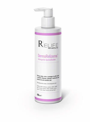 Relife DermoRelizema - Detergente Viso e Corpo Liporestitutivo per Pelle Secca - 400 ml