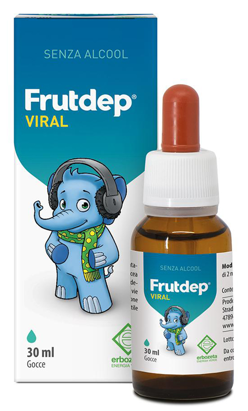 Frutdep Viral Gocce - Integratore per le Vie Respiratorie - 30 ml