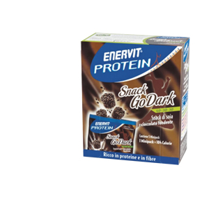 ENERVIT PROTEIN SNACK GO DARK 1 BUSTINA