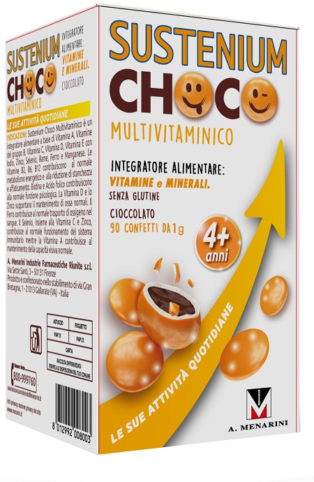 Sustenium Choco Complesso Multivitaminico 90 Confetti