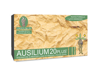 Ausilium 20 Plus Integratore per Cistite Batterica 20 Bustine