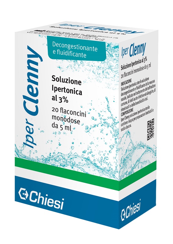 Iper Clenny - Soluzione Ipertonica Decongestionante - 20 Flaconcini Monodose