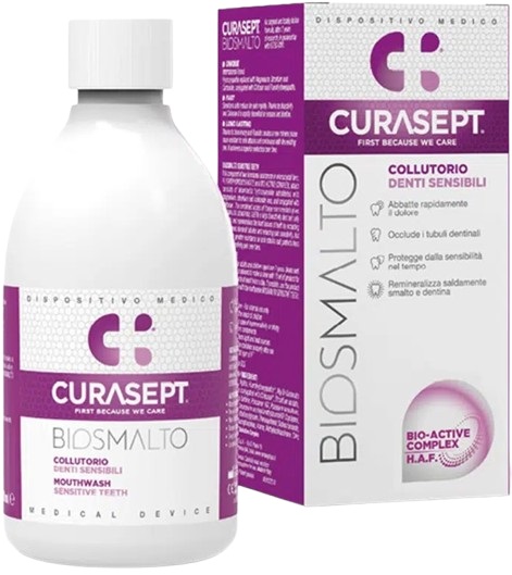 Curasept Biosmalto - Colluttorio per Denti Sensibili - 300 ml