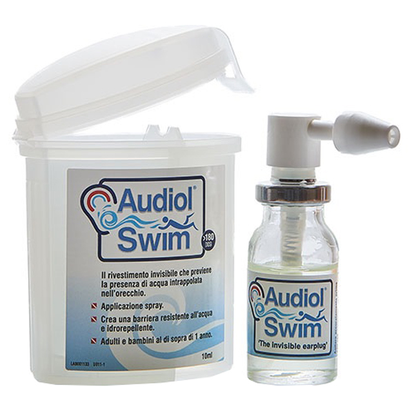 AUDIOLSWIM SOLUZIONE RIVESTIMENTO CANALE UDITIVO COME BARRIERA IDROREPELLENTE