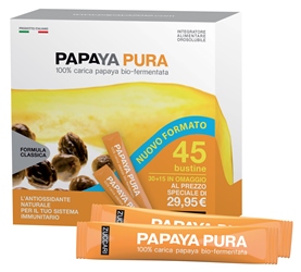 ZUCCARI PAPAYA PURA 45 BUSTINE DA 3 G INTEGRATORE ALIMENTARE OROSOLUBILE