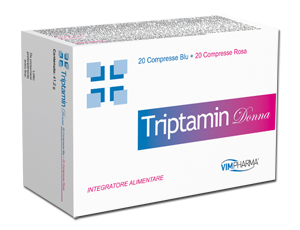 TRIPTAMIN DONNA 20 COMPRESSE BLU + 20 COMPRESSE ROSA