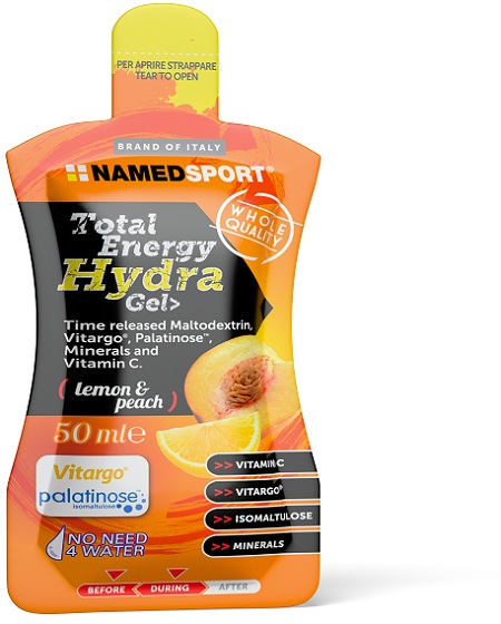 Named Sport Total Energy Hydra Gel - Gel Energetico - Gusto Limone & Pesca 50 ml