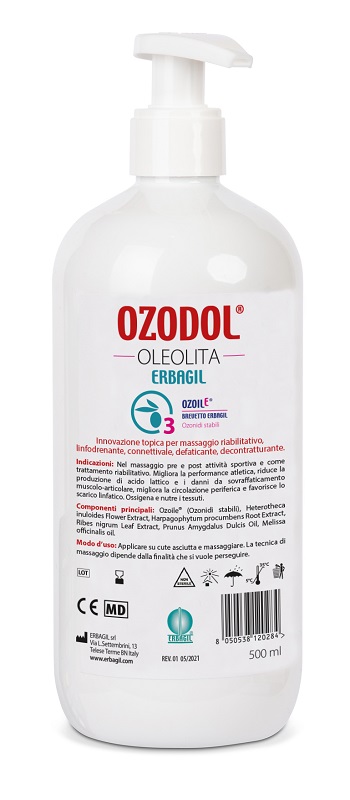 Ozodol Oleolita Olio Terapeutico per Dolori Muscolari 500 ml