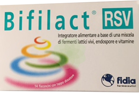 Bifilact RSV - Integratore di Fermenti Lattici - 14 Flaconcini