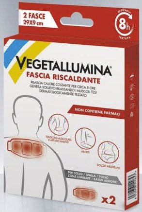 VEGETALLUMINA FASCIA RISCALDANTE 2 PEZZI