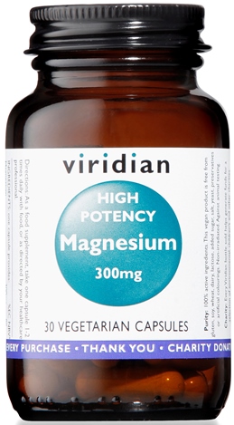 VIRIDIAN MAGNESIUM 300MG HIGH POTENCY 30CPS