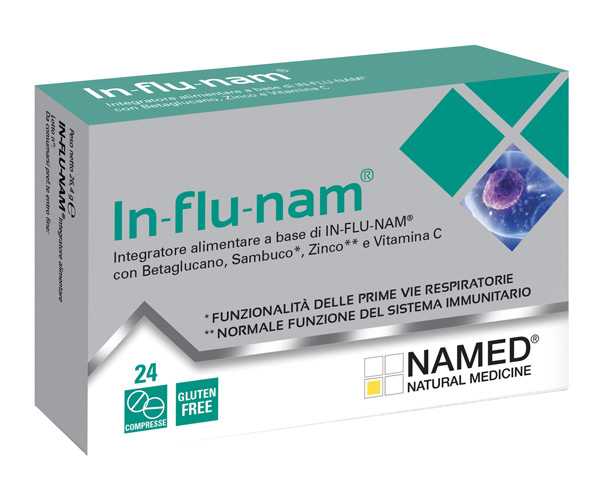 Named Influnam - Integratore Sistema Immunitario - 24 Compresse