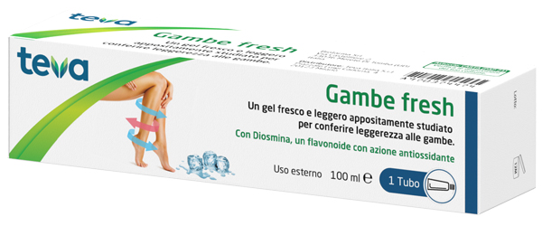 Teva Gambe Fresh - Gel Fresco per Gambe Stanche e Pesanti - 100 ml