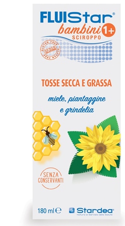 Fluistar - Sciroppo Tosse Secca e Grassa per Bambini - 180 ml