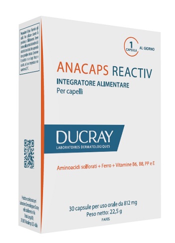 Aderma (Pierre Fabre It.Spa) Anacaps Reactiv Ducray 30 Capsule 2017