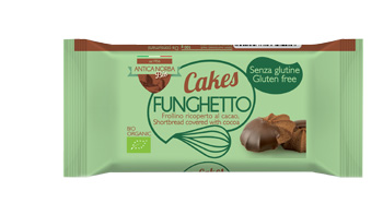 FUNGHETTO FROLLINO RICOPERTO AL CACAO 70 G