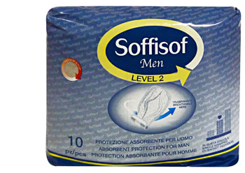 PANNOLONE PER INCONTINENZA SAGOMATO SOFFISOF MEN LEVEL 2 10PEZZI