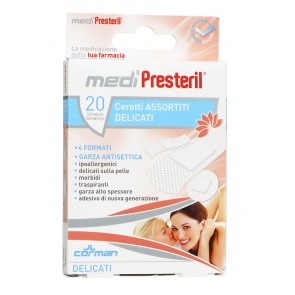MEDIPRESTERIL CEROTTI ESTENSIBILI ASSORTITI 2 FORMATI 12 CEROTTI 7 X 2 + 8 CEROTTI 7 X 3,8