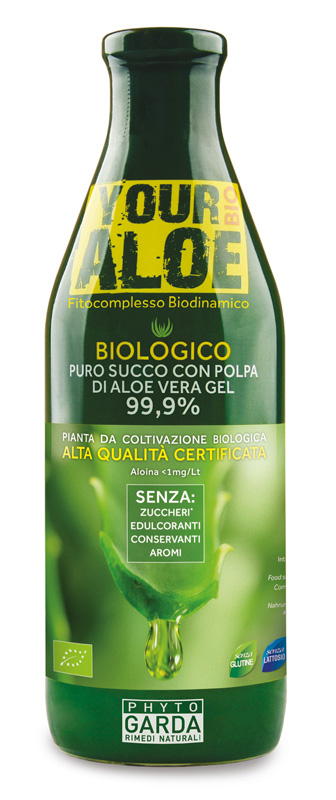 Your Aloe Bio - Succo di Polpa di Aloe Vera Depurativo - 1 Litro