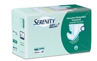 SERENITY PANNOLINO MUTANDA TRASPIRANTE SUPER M 12 PEZZI