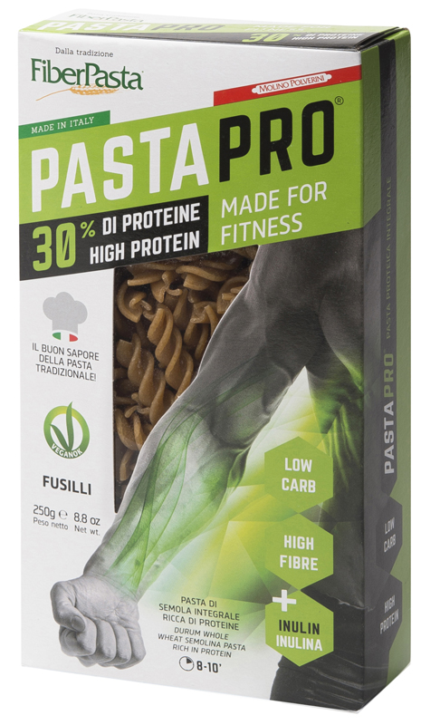 PASTAPRO FUSILLI INTEGRALI 30% PROTEINE 250 G