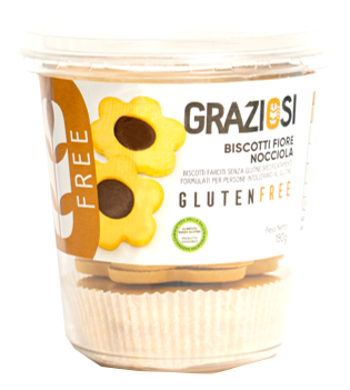 FIORE CON CREMA DI NOCCIOLA BISCOTTO 190 G