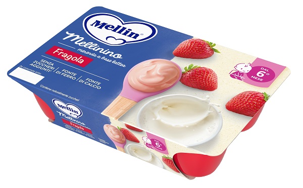 MELLININO MERENDA FRAGOLA 6 X 55 G