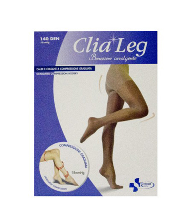 Clialeg Collant Compressione Graduata 140 Denari Colore Visone Taglia 4