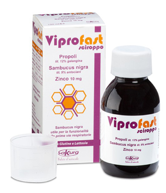 Viprofast Sciroppo Integratore Secrezioni Bronchiali 100 ml