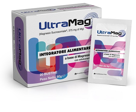 pharmanutra spa ultramag integratore di magnesio 20 bustine