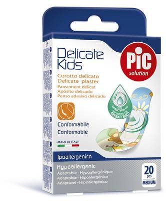 CEROTTO PIC DELICATE KIDS ANTIBATTERICO 20 PEZZI