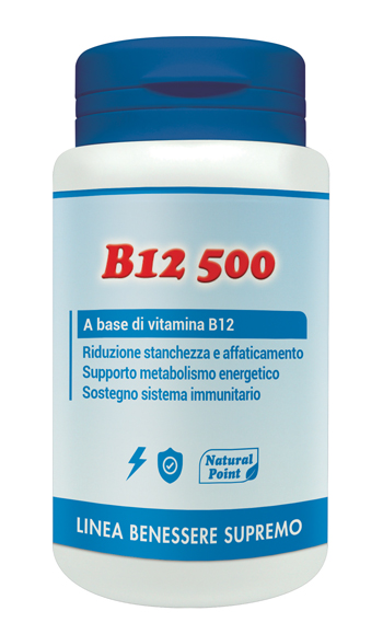 B12 500 Cianocobalamina Integratore 100 Capsule