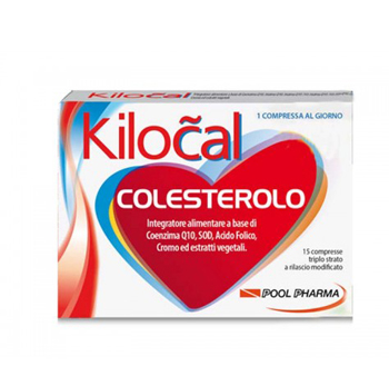 Kilocal Colesterolo - Integratore per il Controllo del Colesterolo e Trigliceridi - 15 Compresse