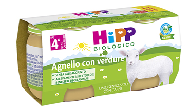 HIPP BIO HIPP BIO OMOGENEIZZATO A GNELLO CON VERDURE 2X80 G