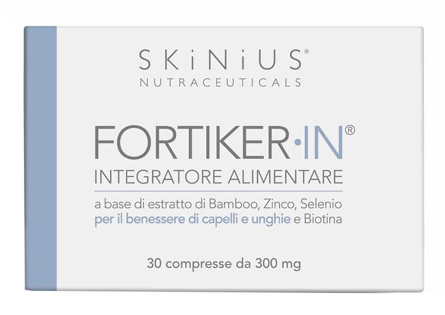 Fortiker In - Integratore per Capelli e Unghie - 30 Compresse