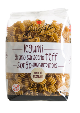 GAROFALO RADIATORI PASTA SENZA GLUTINE LEGUMI E CEREALI 400G