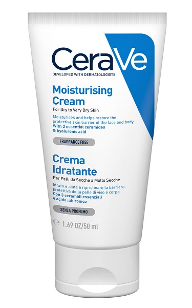 CeraVe Crema Corpo Idratante per Pelli da Secche a Molto Secche 50 ml