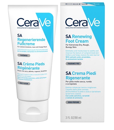 CeraVe Crema Piedi Rigenerante per Pelle Molto Secca e Screpolata 88 ml