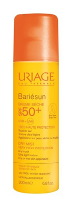 Uriage Bariesun - Spray Solare Asciutto Corpo con Protezione Molto Alta SPF 50+ - 200 ml